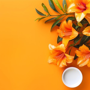 orange-lilies-green-leaves-orang